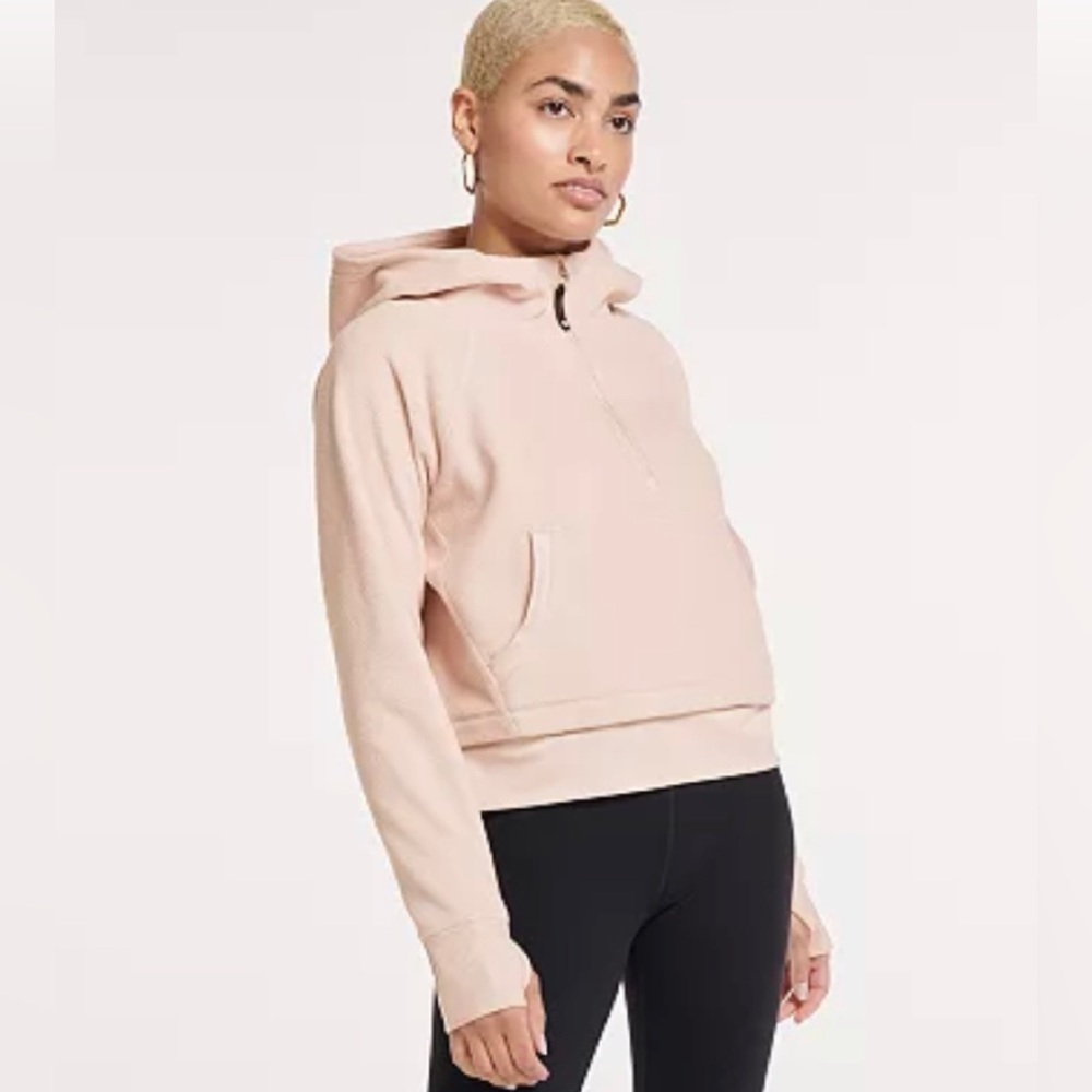 Women's FLX Ascent Half-Zip Fleece Hoodie Lacy Lavander